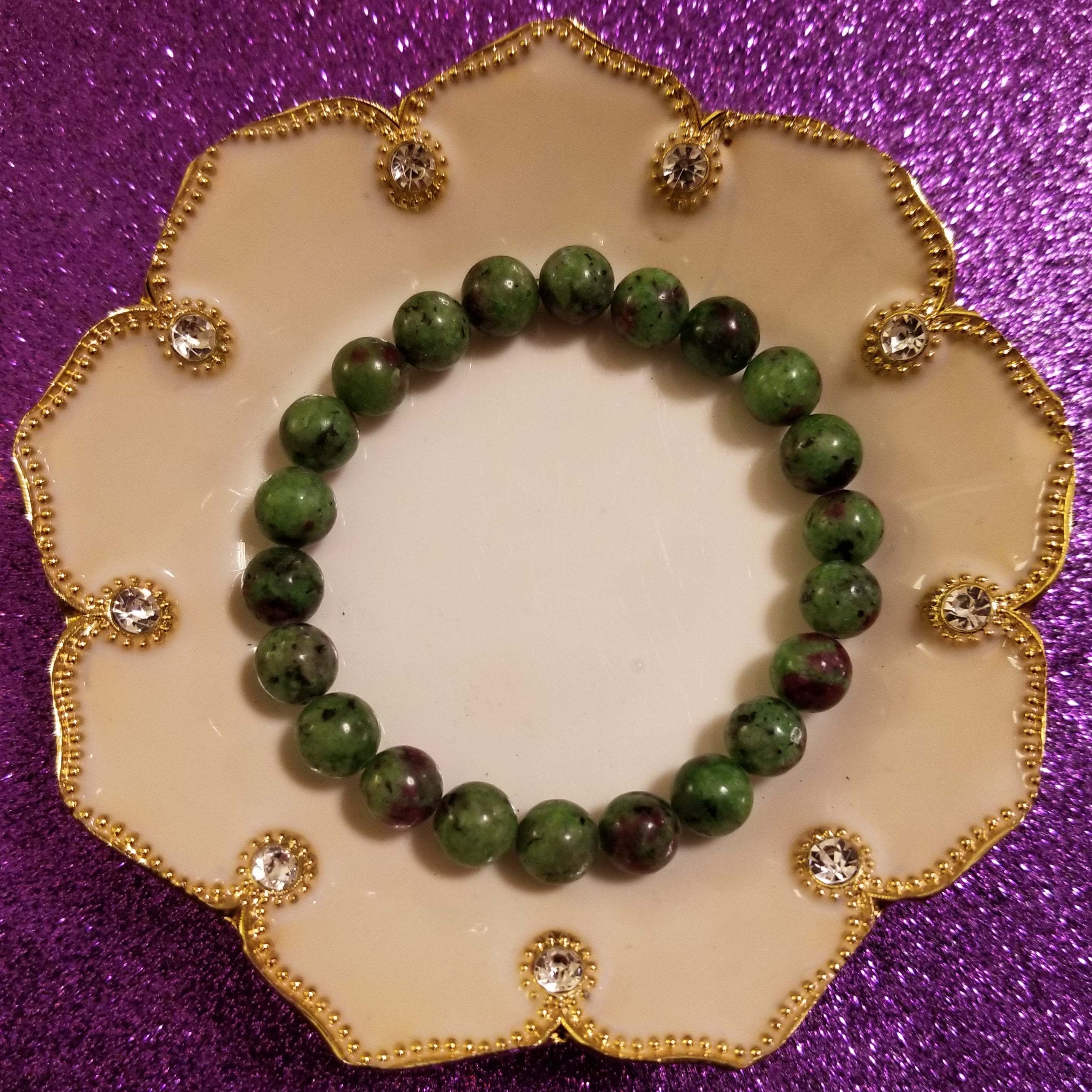 Ruby Zoisite Bracelet