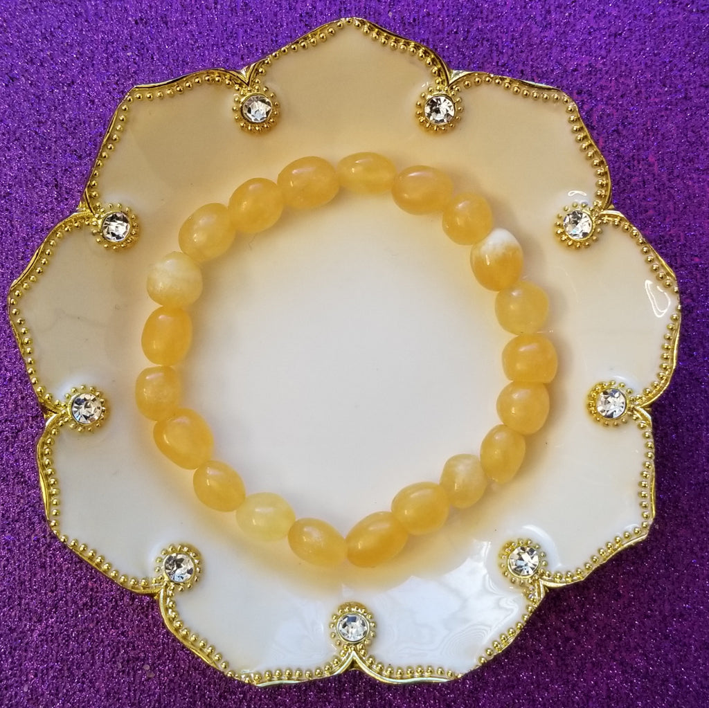 Orange Calcite Bracelet